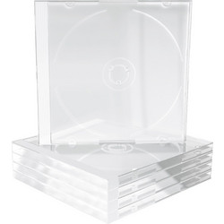 Mediarange cd Jewelcase for 1 Disc 10.4mm Transparent Tray (Mrbox24)
