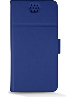 SBS Universal Book Wallet 170X80mm Blue - (BOOKSLIMUN68B)