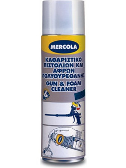 Mercola Gun & Foam Cleaner Καθαριστικό Σπρέι Πολυουρεθάνης Πιστολιού 500ml 09408