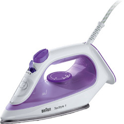 Braun TexStyle 1 SI 1080 Violet/white Σίδερο Ατμού 2000W με Κεραμική Πλάκα