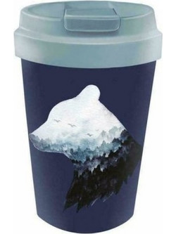 Chic Mic Ποτήρι Bamboo με Καπάκι Mountain Bear 350ml