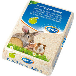 Duvo Plus Wood Fiber Apple Ίνες Ξύλου Για Τρωκτικά Μήλο 3,6kg