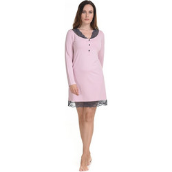 Primavera Lingerie Νυχτικό Χειμωνιάτικο 3826 Pink