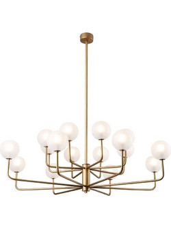 Φωτιστικό Οροφής Κρεμαστό 01366 16xG9 90x80cm Gold Luma