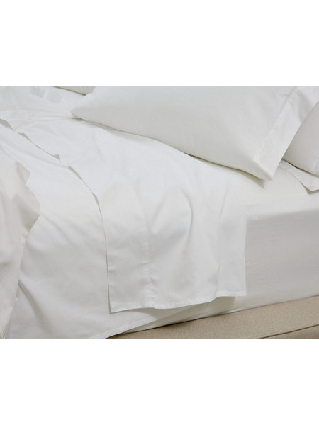 Μαξιλαροθήκη MK Solid Plain White Star 144TC Polycotton Blanc de Blanc (50x70) 1Τεμ
