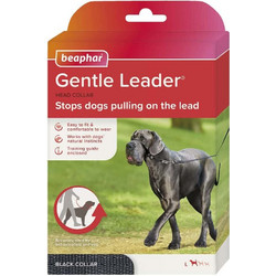BEAPHAR ΟΔΗΓΟΣ ΕΚΠΑΙΔΕΥΣΗΣ GENTLE LEADER BLACK LARGE