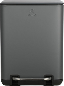 Κάδος Απορριμμάτων 24.1x21.3x31.6 6Lt Cubic Soft Close εstia 02-20965 Grey