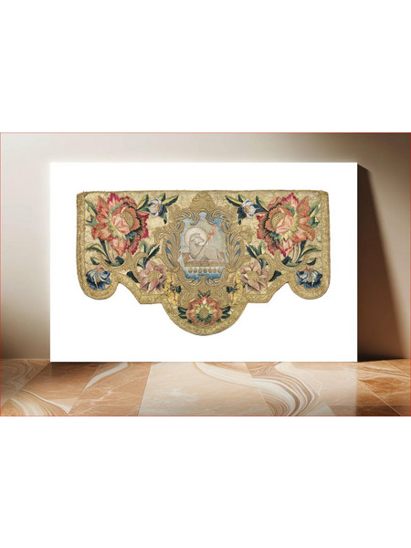 Πίνακας, Set of Ecclesiastical Vestments (Partes de un terno eclesiastico) Lectern Hanging (Pano de atril) by Workshop of Manuel Jose de Mena Cardenas