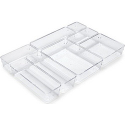 ORGANIZER ΣΕΤ 8 ΤΕΜΑΧΙΩΝ EMUCA 8145420 ΠΛΑΣΤΙΚΟ ΔΙΑΦΑΝΟ