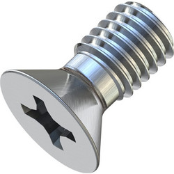 Μηχανόβιδες Φρεζάτες Σταυρού M5x10mm Γαλβανιζέ DIN 965 (Τιμή ανά Τεμάχιο)