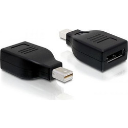Αντάπτορας Delock Adapter Mini DisplayPort (M) to DisplayPort (F) Black