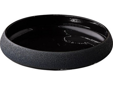Raw Πιάτα Βαθιά Πορσελάνης Vulcanic Black 24cm 4τμχ RD18537