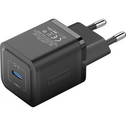 Vention FEPB0-EU Φορτιστής χωρίς Καλώδιο με Θύρα USB-C 20W Power Delivery Black