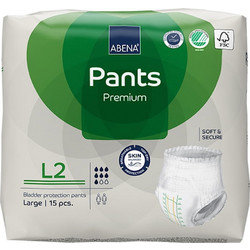 Abena Pants Premium L2 Πάνες Βρακάκι Ακράτειας 7 Σταγόνες 15τμχ