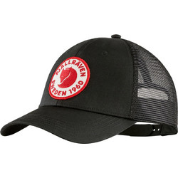 Fjallraven 1960 Logo Langtradarkeps Ανδρικό Καπέλο Jockey με Δίχτυ Snapback Υφασμάτινο Μαύρο 78138-550