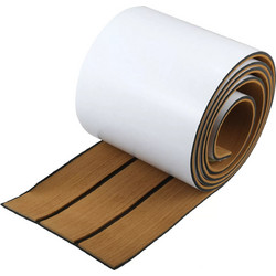 Teak EVA Foam Deck για Πάτωμα Σκαφών Με Original 3Μ αυτοκόλλητο 240*17*0.5 εκ. Λωρίδα Ανοιχτό Καφέ