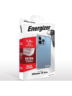 Energizer Shockproof Hardcase Ultra Slim Back Cover Διάφανο (iPhone 13 Pro)