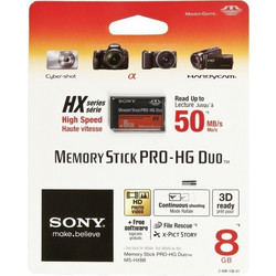 Sony Memory Stick Pro Duo HX 8GB Class 4