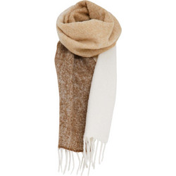 PEPPERCORN Μπεζ πλεκτό κασκόλ Gazella scarf PC6485 5600S