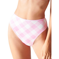 BLU4U Barbie Checks Ψηλόμεσο Bikini Slip Ροζ 22365142-10