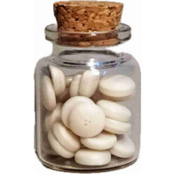 Βουλοκέρι Shiny χάντρες 8g pearl white WB-17