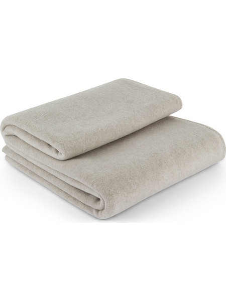 Coincasa κουβέρτα μονή fleece μονόχρωμη 170 x 130 cm - 007217964 Μπεζ