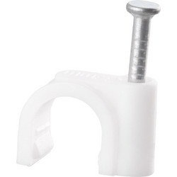 HYPER-FIX ΡΟΚΑ ΓΙΑ ΔΙΑΜΕΤΡΟ ΚΑΛΩΔΙΟΥ 10mm ΥΨΟΣ 11.4mm - ΚΑΡΦΙ 2.30x23mm ΑΣΠΡΟ - ΚΟΥΤΙ 100 ΤΕΜ