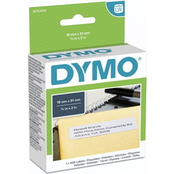 Dymo Removable Multi purpose 19mm x 51mm 1 x 500 pcs 11355