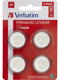 Verbatim Premium Lithium CR2430 4τμχ