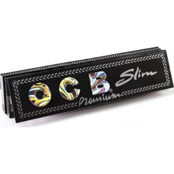 Ocb Χαρτάκια Στριφτού Τσιγάρου Premium Slim King Size με Τζιβάνες Black 32 φύλλα