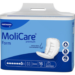 Hartmann MoliCare Premium Form Σερβιέτες Ακράτειας 9 Σταγόνες 16τμχ