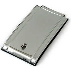 Evo Softail die-cast dash panel. Chrome