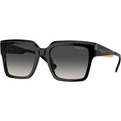 Vogue VO5553S W44/8G Ανδρικά Γυαλιά Ηλίου Τετράγωνα Κοκάλινα Μαύρα με Μαύρο Degradee Φακό