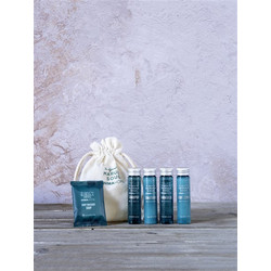 Nima Home Marula Shampoo 40ml + Contitioner 40ml + Shower Gel 40ml + Body Lotion 40ml + Bar Soap 28gr