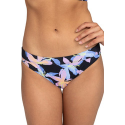 Roxy Bikini Slip Floral Μαύρο Γαλάζιο Ροζ ERJX404852