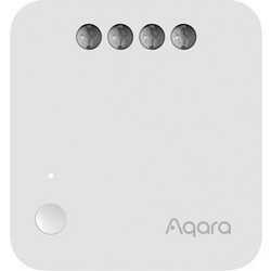 Aqara Ενδιάμεσος Διακόπτης Zigbee 3.0 Single Switch Module T1 (No Neutral) with Timers & Remote Contol, Advanced Protection (SSM-U02)