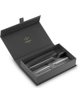 Parker Jotter Core Stainless Steel Σετ Στυλό Διαρκείας + Στυλοθήκη 1171.1218.08