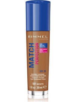 Rimmel Match Perfection Foundation 501 Noisette Spf15 30ml