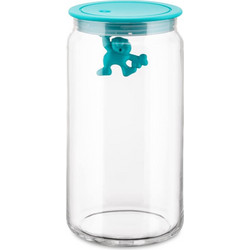 Alessi Gianni Δοχείο Αποθήκευσης Γυάλινο Τιρκουάζ 1400 ml