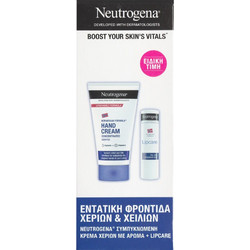 Neutrogena Concentrated Scented Hand Cream 75ml + Lipcare 4.8gr