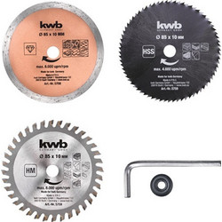 KWB by EINHELL ΣΕΤ ΜΙΝΙ ΔΙΣΚΩΝ ΚΟΠΗΣ 3 TEM. 89mm (ΓΙΑ TC-CS 89) 49575915