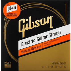 Gibson Wound Vintage Reissue Χορδές Ηλεκτρικής Κιθάρας 11-50 Σετ