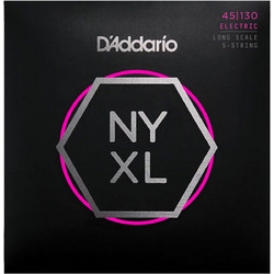 D'Addario NYXL Σετ 5 Χορδές Ηλεκτρικού Μπάσου Nickel Plated Steel 45-130" Normal Tension
