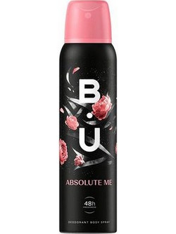 B.U. Absolute Me Γυναικείο Αποσμητικό Spray 48h Χωρίς Αλουμίνιο 150ml