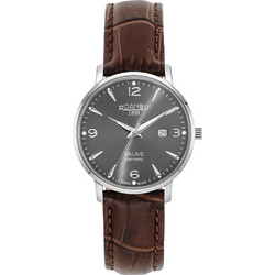 Roamer Ανδρικό Ρολόι με Καφέ Δερμάτινο Λουράκι R958844415405