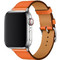 Devia Elegant PU Λουράκι Δερμάτινο Orange (Apple Watch 38 / 40 / 41mm)