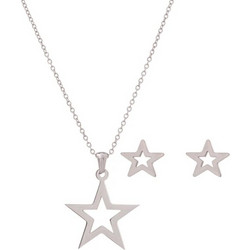 Dalee Σετ Κολιέ/Σκουλαρίκια Stars Stainless Steel