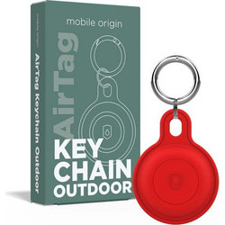 Mobile Origin Outdoor KeyChain για Apple Airtag - ΚΟΚΚΙΝΟ - FRL-ATOD-RED