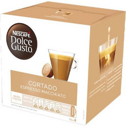 Nescafe Κάψουλες Macchiato Cortado Συμβατές με Μηχανή Dolce Gusto 16τμχ