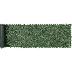 VEVOR Ivy Privacy Fence, Τεχνητή πράσινη οθόνη τοίχου 1 x 4m, Greenery Ivy Fence με διχτυωτό ύφασμα και ενισχυμένη άρθρωση, Faux Hedges Διακόσμηση αμπελόφυλλων για εξωτερικό κήπο, αυλή, μπαλκόνι
